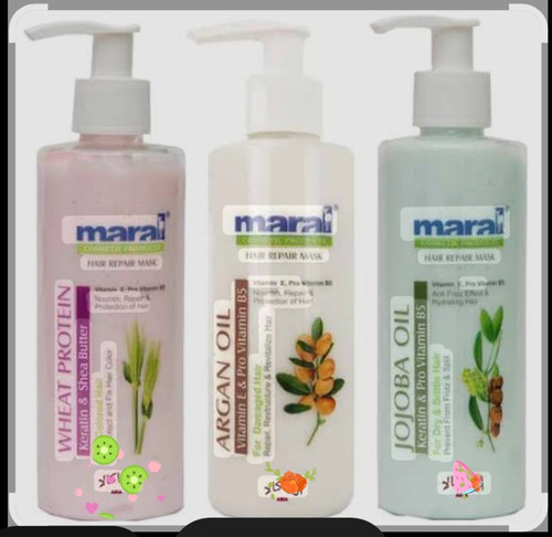 ماسک موی مارال با آب کشی مناسب موهای آسیب دیده و رنگ شده