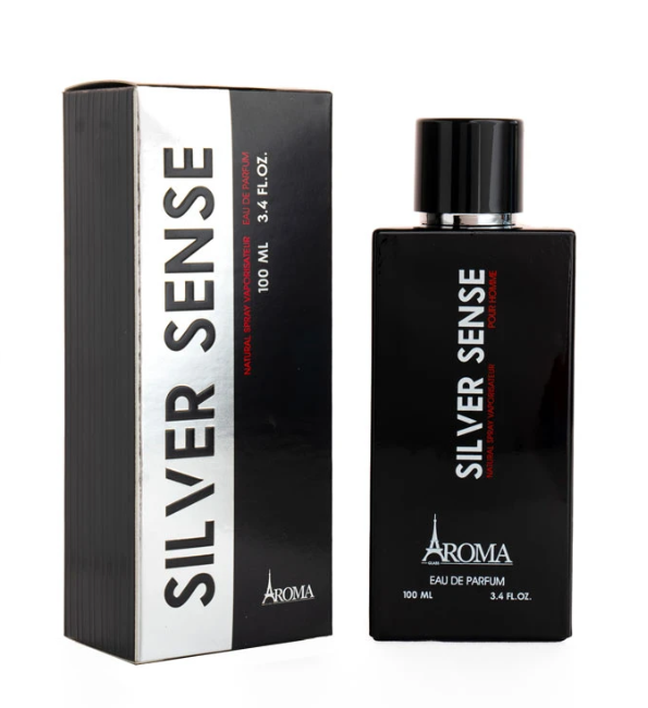 ادو پرفیوم مردانه آروما مدل SILVER SENSE