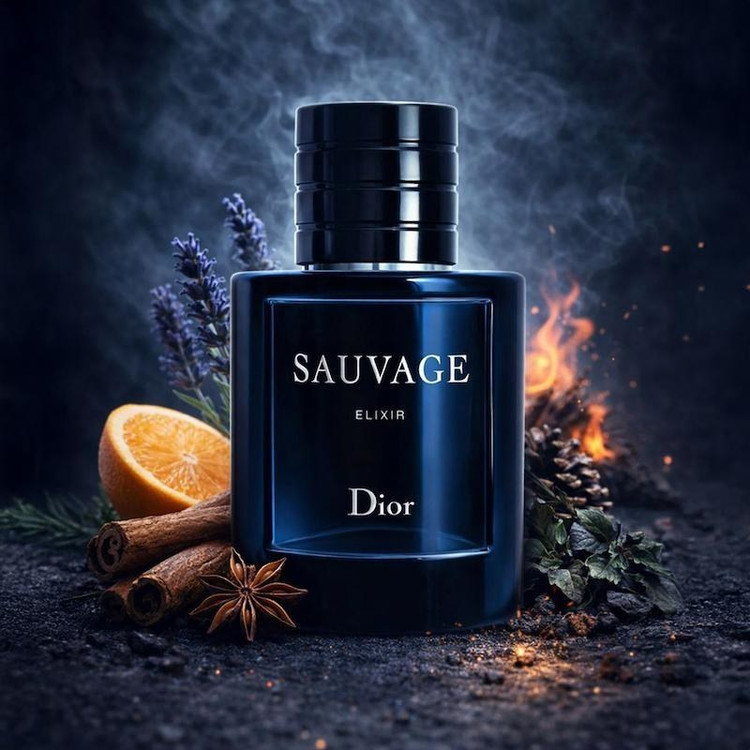 ادو پرفیوم مردانه اسکلاره مدل Sauvage Elixir حجم 100 میلی لیتر