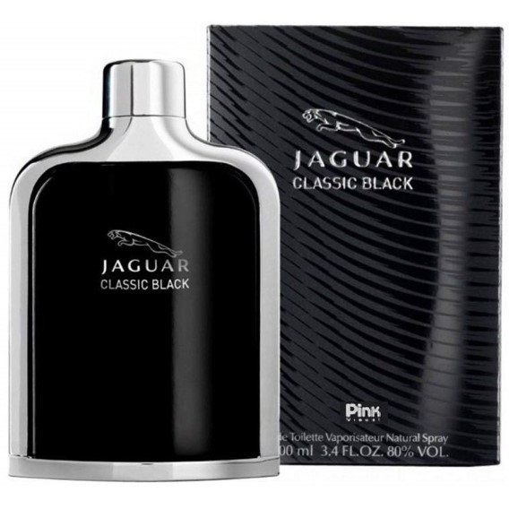 ادو پرفیوم مردانه پینک مدل Jaguar Black حجم 100 میلی لیتر